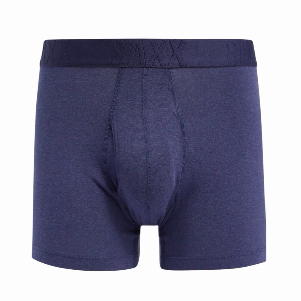 SAXX DropTemp Cooling Cotton 5” Boxer Briefs Size Small 30-32 Astro Blue NEW